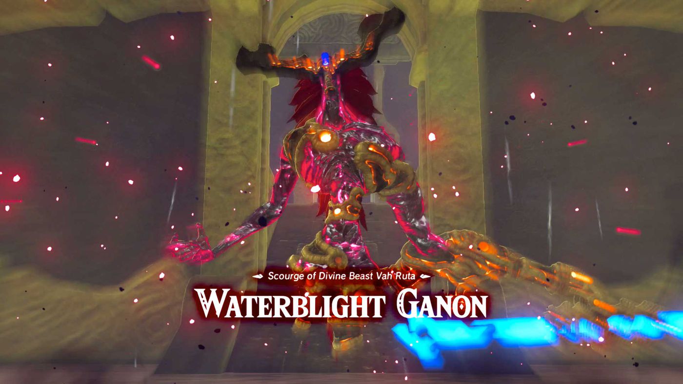 Vah Ruta and Waterblight Gannon - BOTW Divine Beast guide - Polygon.