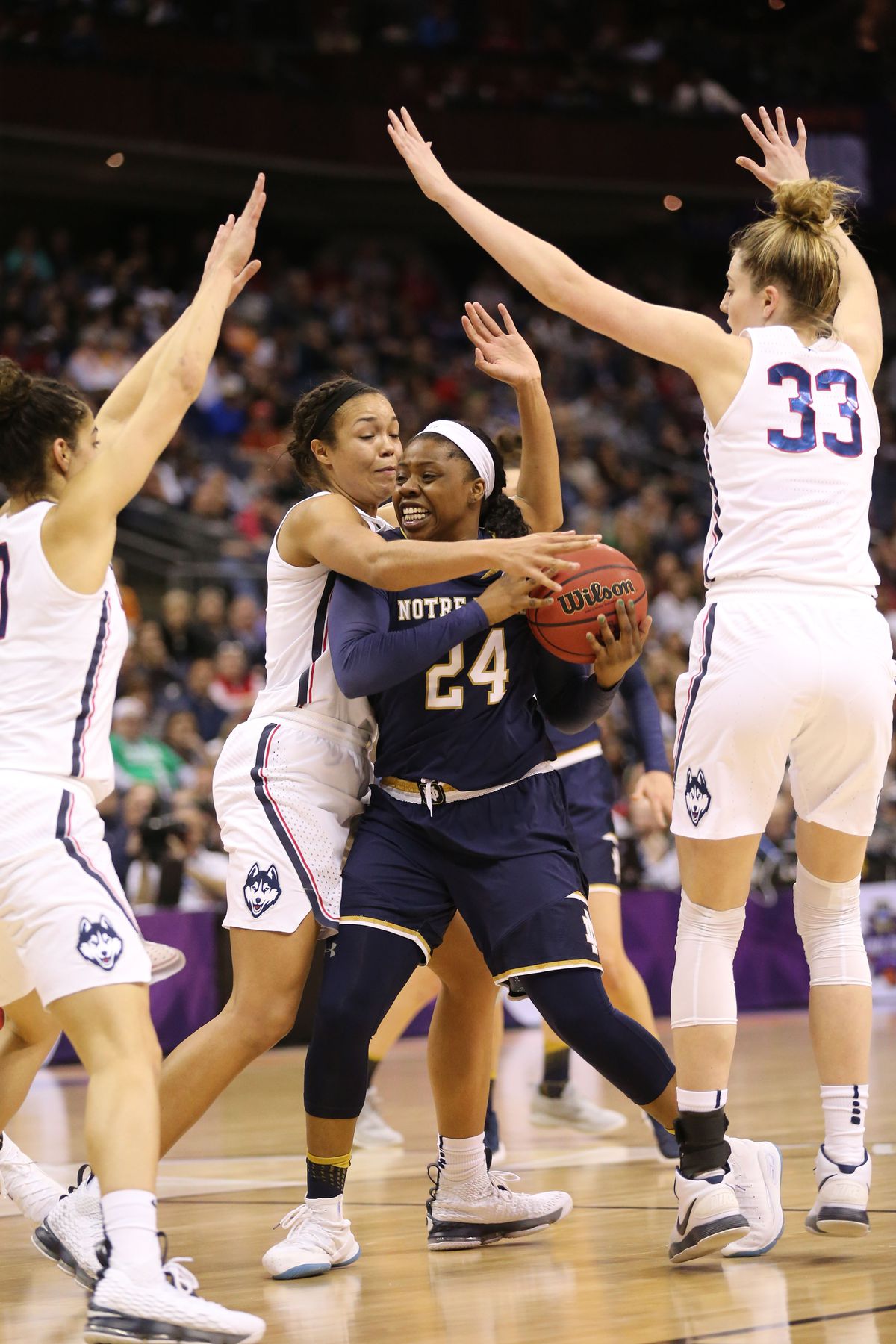 NCAA Womens Basketball: Final Four-Notre Dame vs Connecticut