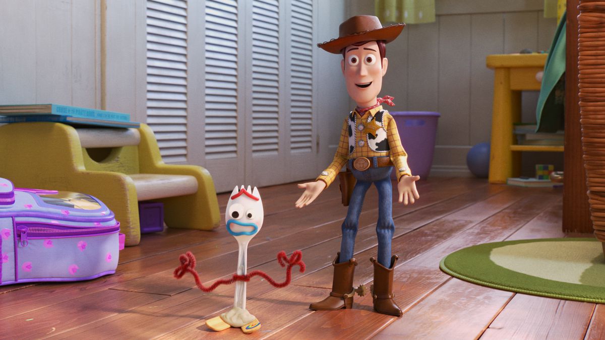 woody and forky in toy story 4