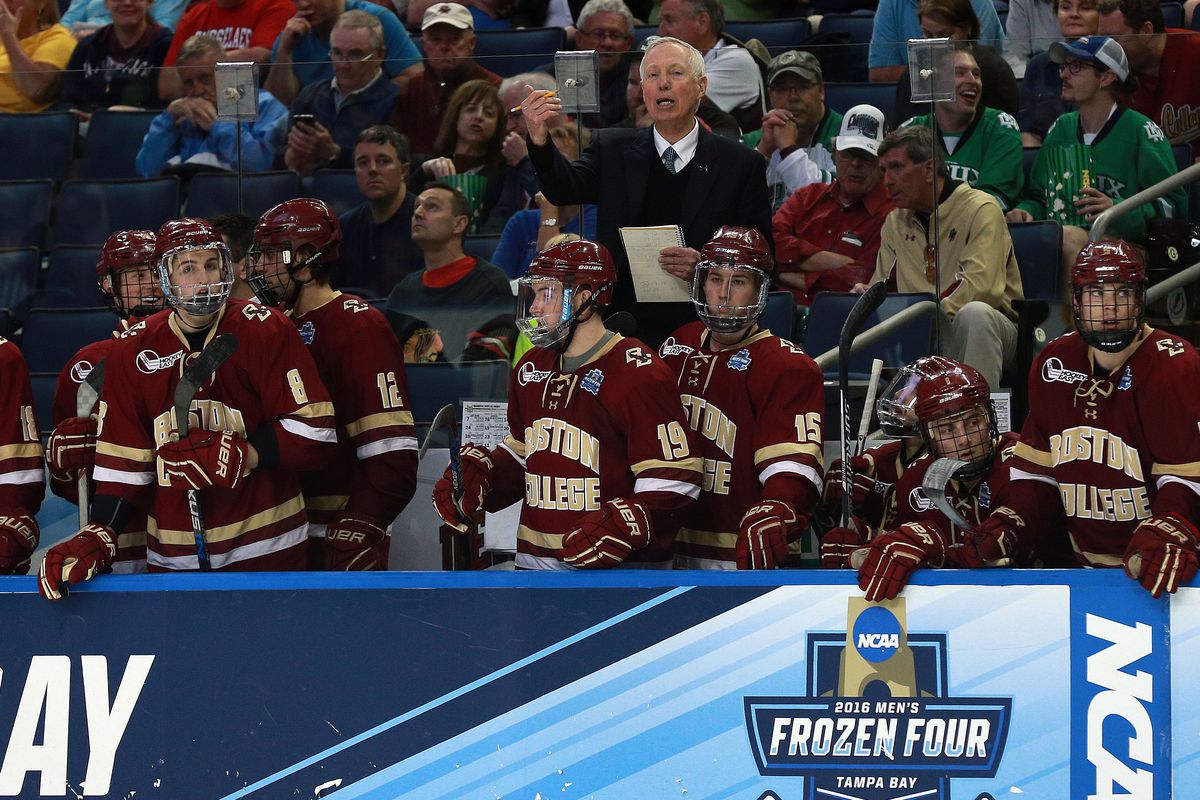 NCAA Hockey: Frozen Four-Quinnipiac vs Boston College