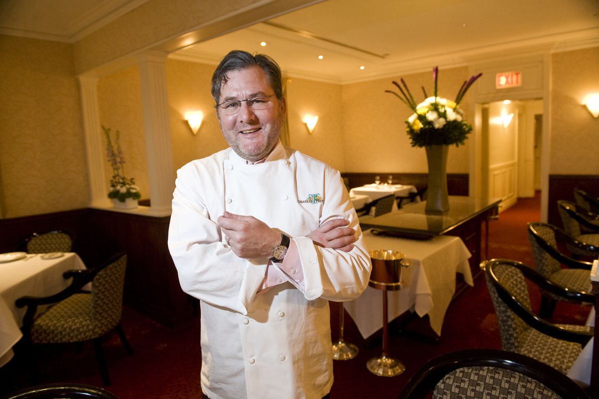 Chef Charlie Trotter is photographed in the dining room of his restaurant at 816 W. Armitage in 2011.