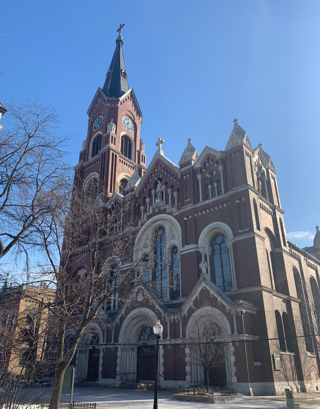 St. Michael Church in Old Town, where Donald F. Johnson attacked a female employee in 2018.