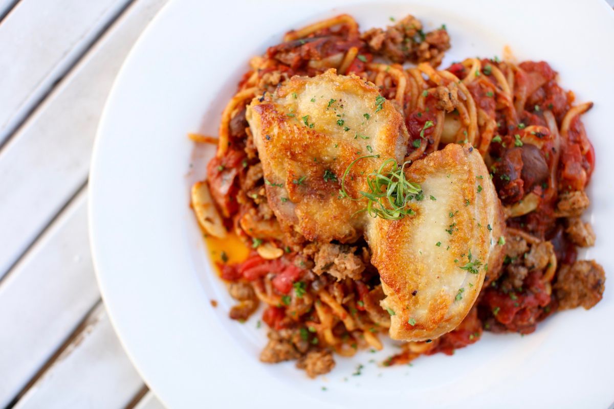 The chicken cacciatore from Juliet