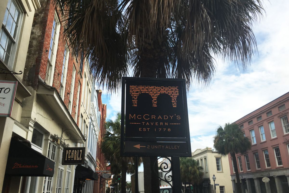 Sign for McCrady’s Tavern