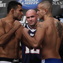 UFC 143 Weigh-In Photos