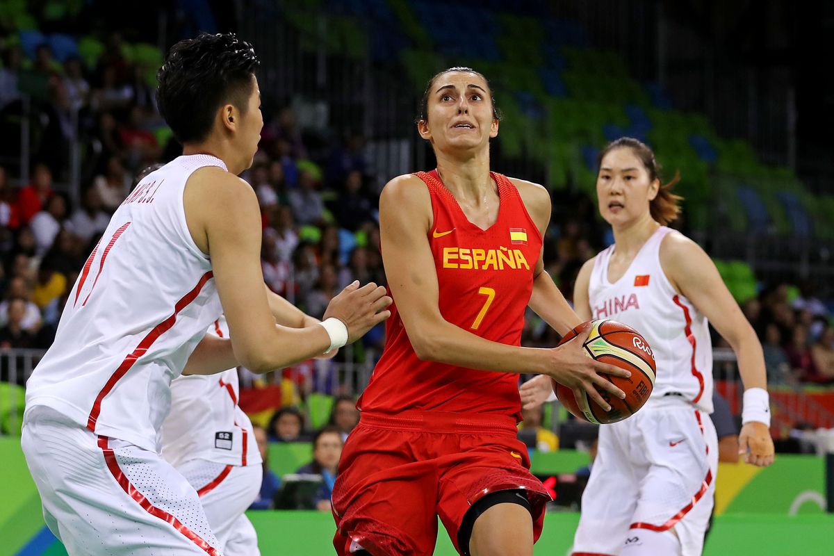 Olympics: Basketball-Women's Team-Preliminary CHN vs ESP