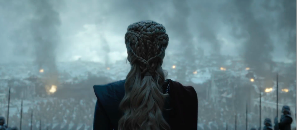 daenerys after battle of king’s landing in game of thrones season 8 episode 6