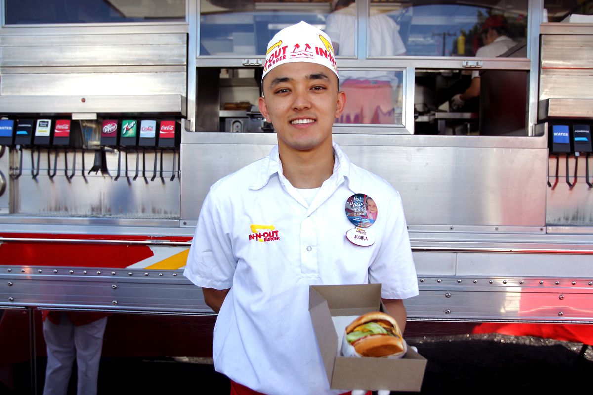 An In-N-Out employee