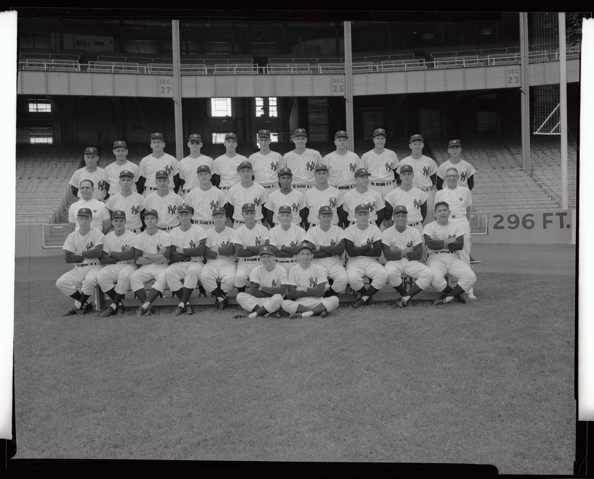Portrait of New York Yankees Nineteen Fifty Five