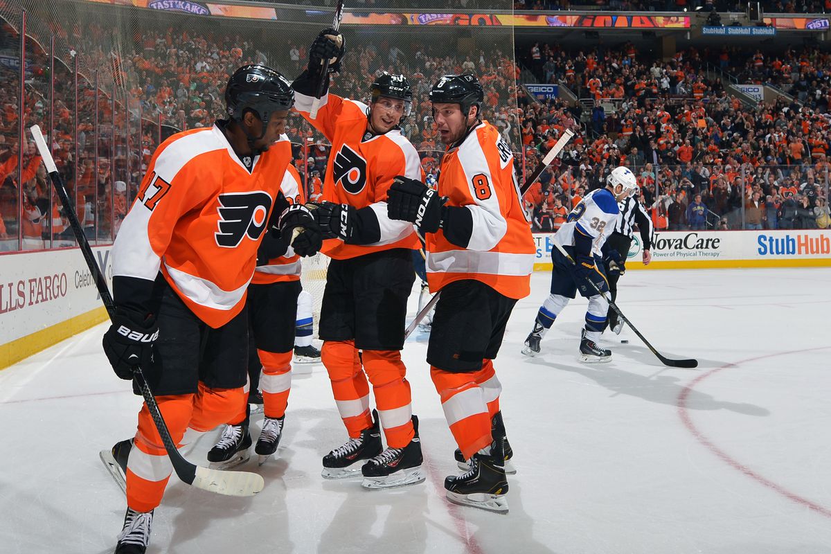 Pictured: Flyers taking care of business and coming closer to earning a playoff spot with four straight wins. 