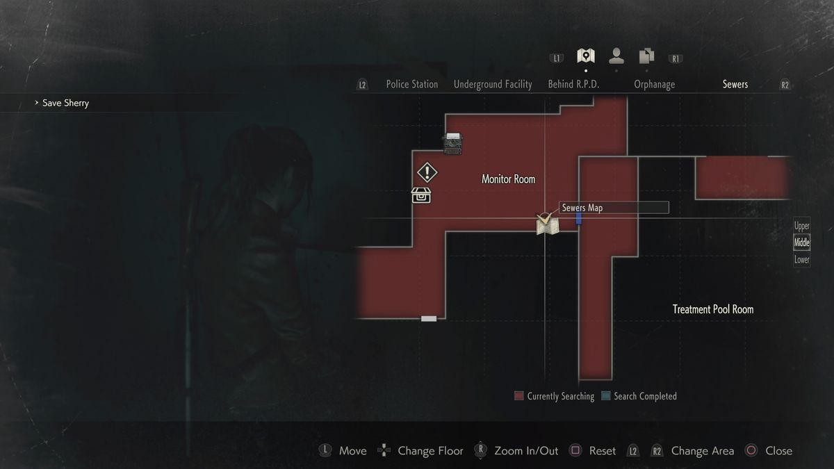 Resident Evil 2 Monitor Room