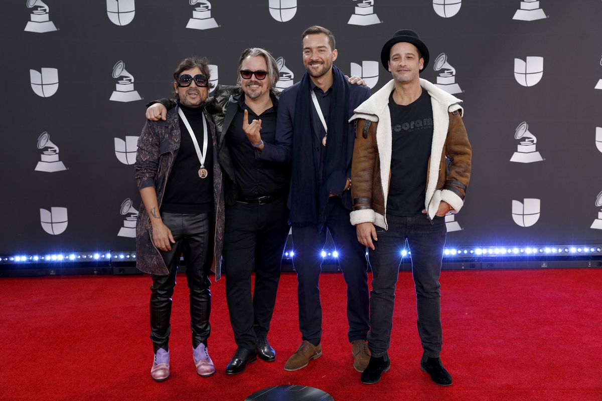 Los Amigos Invisibles attends the 20th annual Latin GRAMMY Awards at MGM Grand Garden Arena on November 14, 2019 in Las Vegas, Nevada.