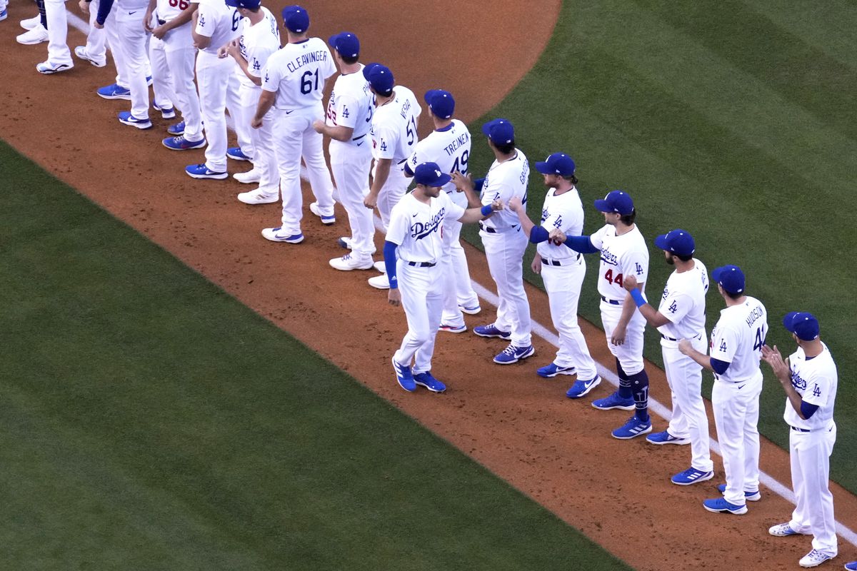 Los Angeles Dodgers defeat the Cincinnati Reds 9-3 on Opening Day during a MLB baseball game.