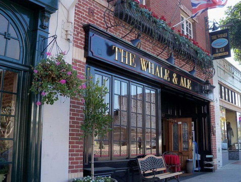The Whale &amp; Ale storefront.
