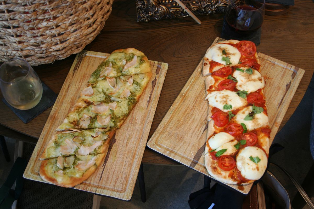 A selection of flat breads