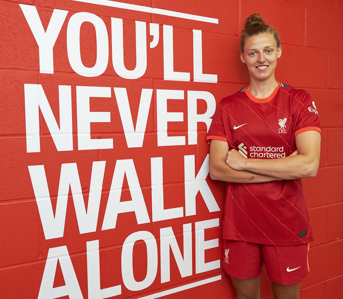Liverpool Women Unveil new Signing Yana Daniels