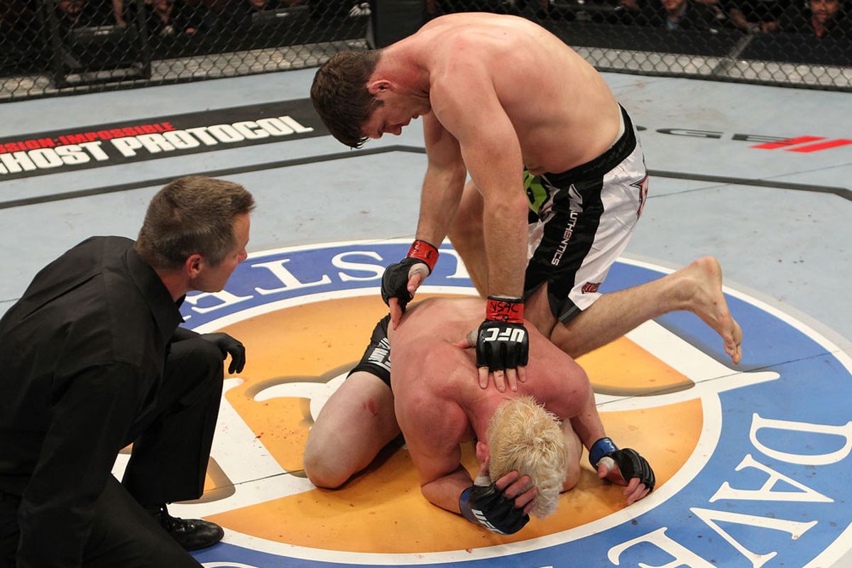Photo by Josh Hedges via <a href="http://video.ufc.tv/TUF14/photos/event/10_bisping_vs_miller_017.jpg">Getty Images</a>