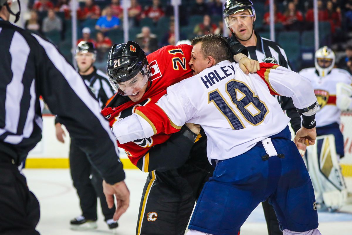 NHL: Florida Panthers at Calgary Flames