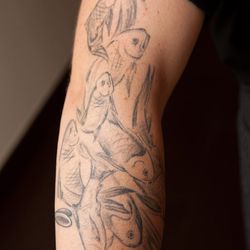 "I took this Spanish pencil sketch to three artists who all told me that it wasn’t a tattoo, because there was no color and it was just brushstrokes."