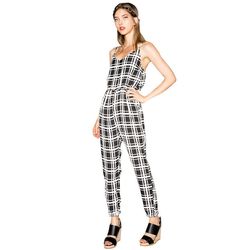 Ondria Check Mate Jumpsuit, <a href="http://www.pixiemarket.com/white-and-black-check-jumpsuit.html">$82</a> at Pixie Market