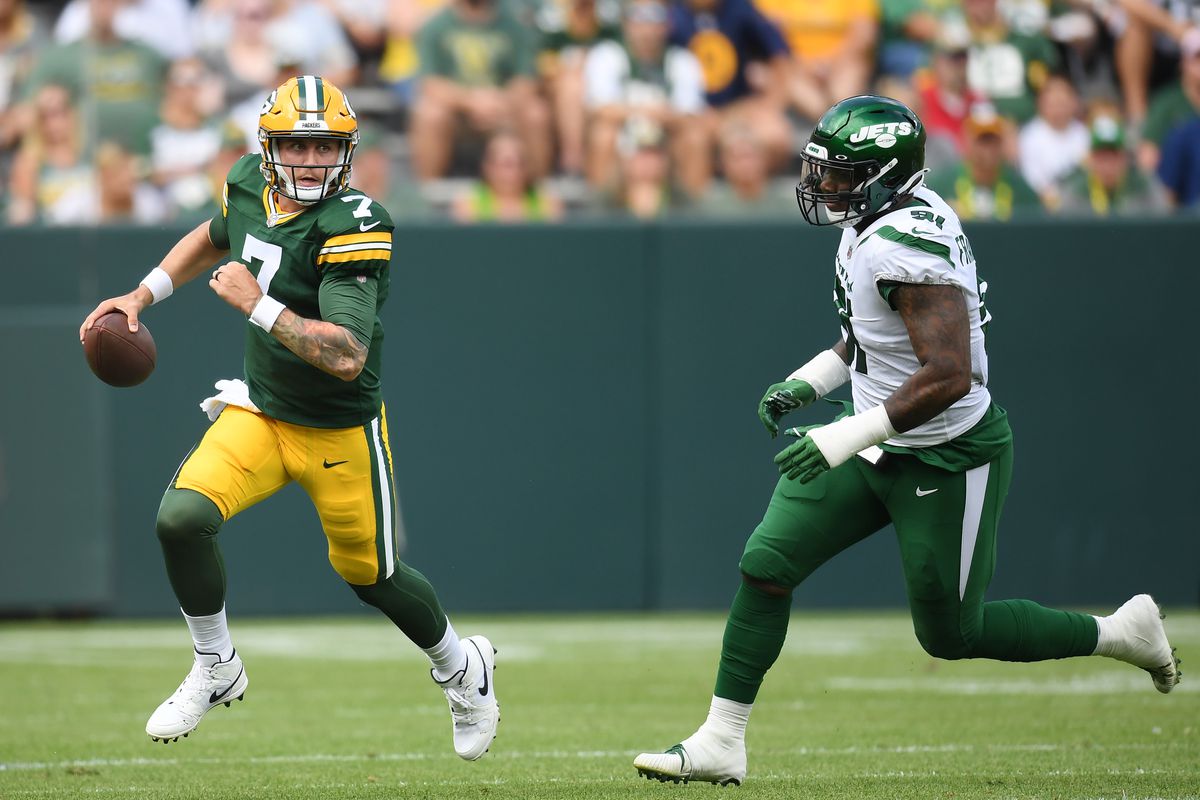With Jordan Love out, Kurt Benkert impresses in Packers' 23-14 preseason  loss to Jets - Acme Packing Company