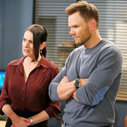 Paget Brewster and Joel McHale lead the ensemble cast of "Community." The sixth and final season is now on DVD.