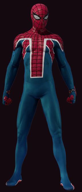 spider-UK costume from spider-man ps4 dlc