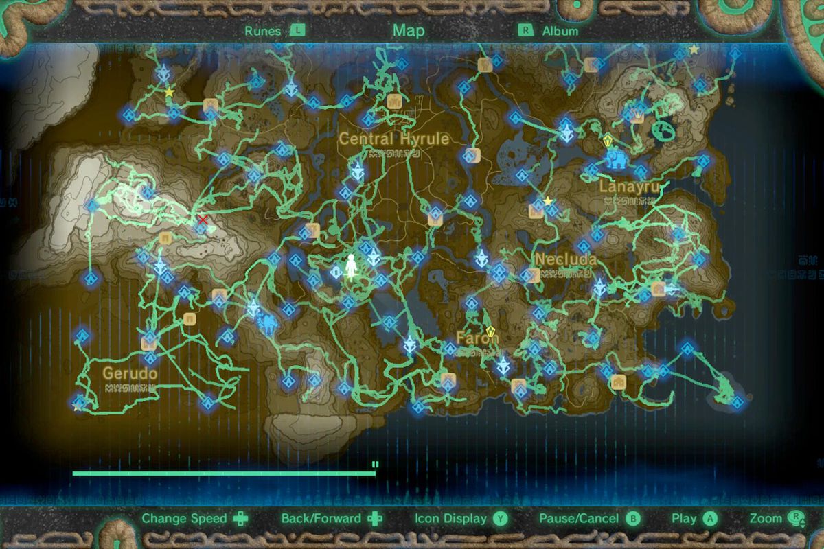 Zelda Breath Of The Wild Guide How To Use The Hero S Path Polygon