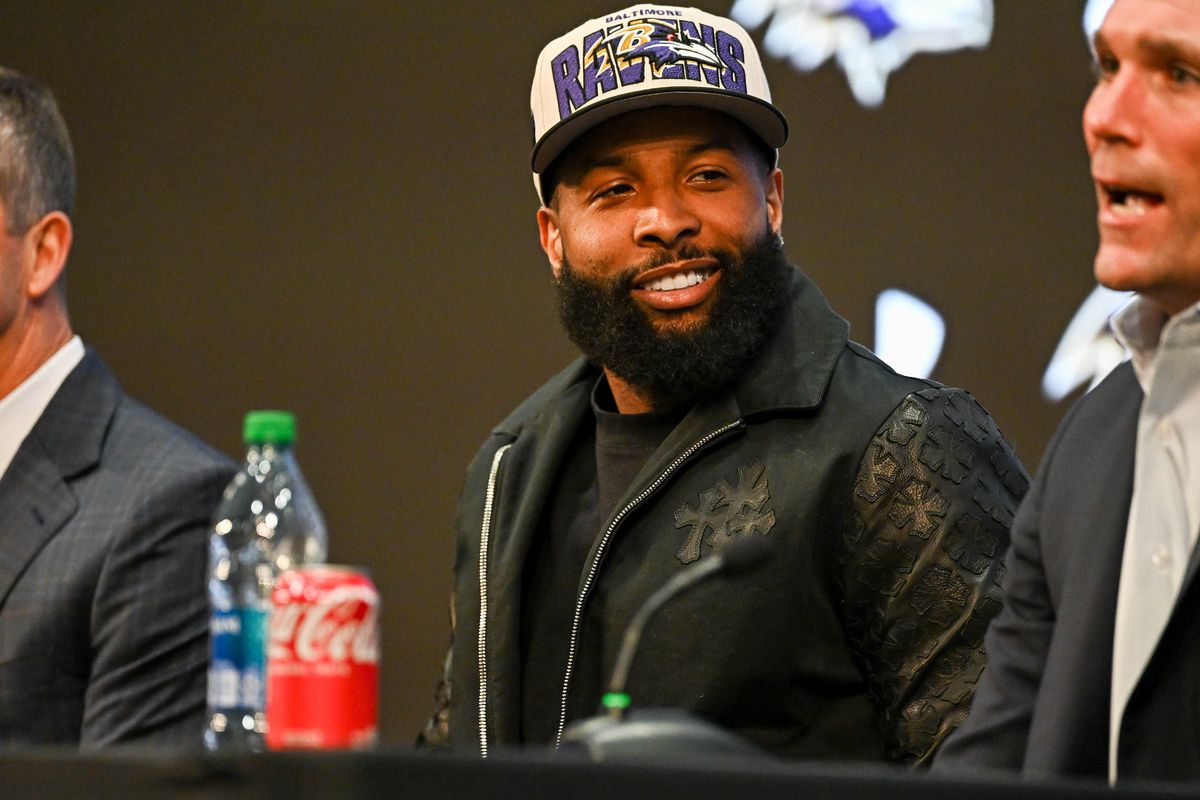 NFL: Baltimore Ravens Odell Beckham Jr. Press Conference