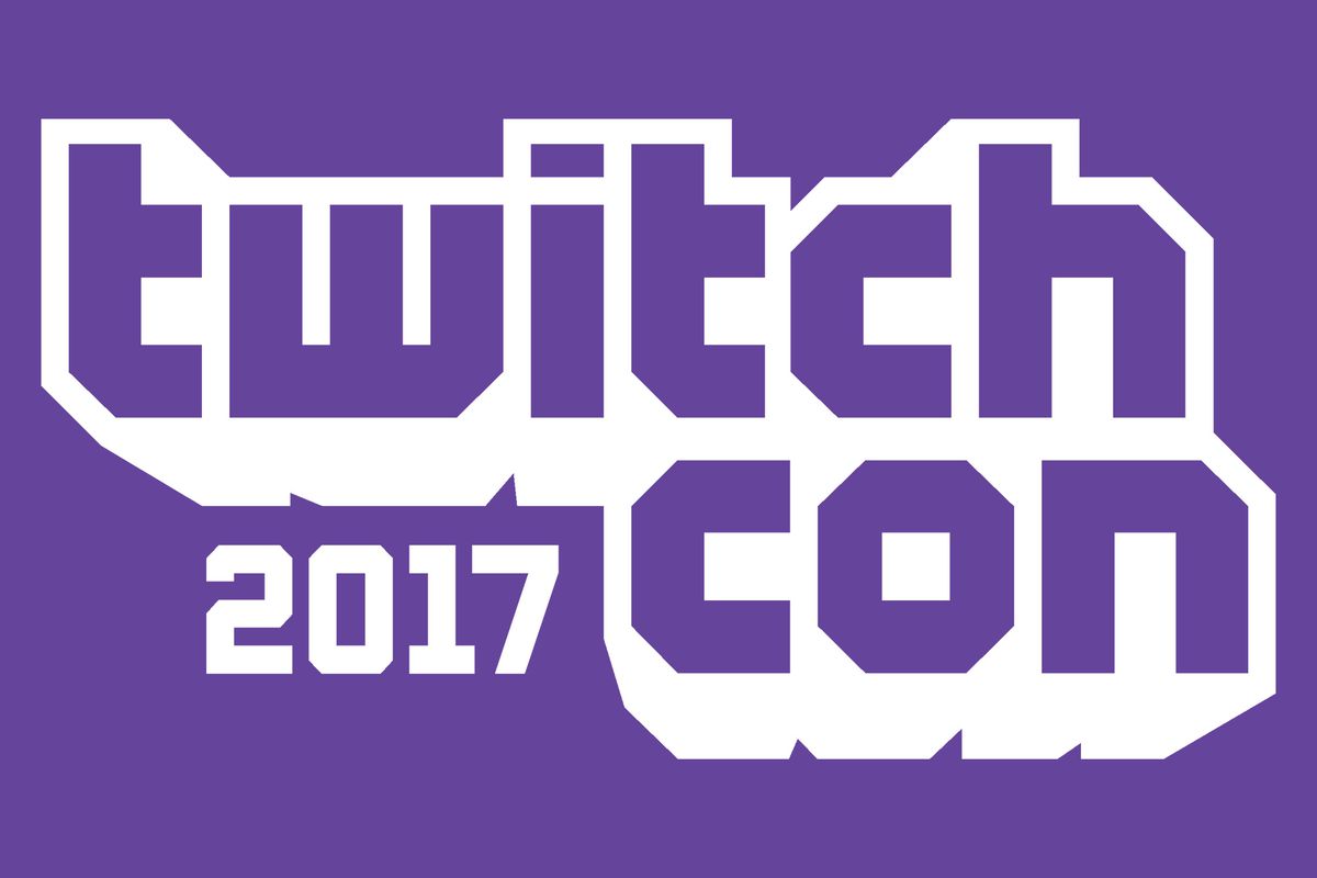 TwitchCon 2017 logo, white on purple