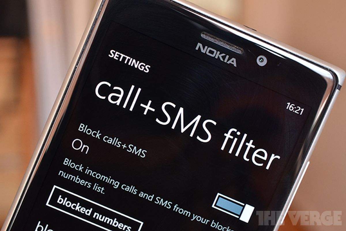 windows phone Sms call blocking