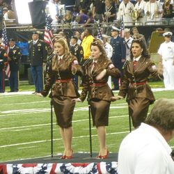 The Victory Bells perform a little number.