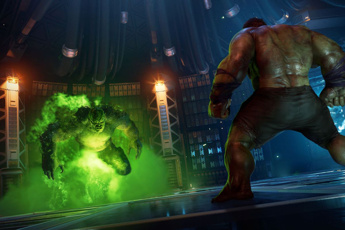 Abomination preparing to attack Hulk in Marvel’s Avengers