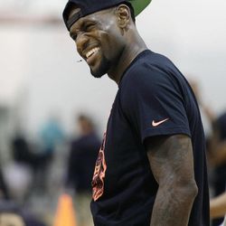 Lebron James smiles during the Lebron James Skills Academy Wednesday, July 9, 2014, in Las Vegas. Pat Riley made his pitch. And now, LeBron James wants time to think The Miami Heat president met with the four-time NBA MVP in Las Vegas, two people familiar with the situation told The Associated Press. James, his agent Rich Paul, Riley and Heat executive Andy Elisburg were at the meeting, said one of the people. 