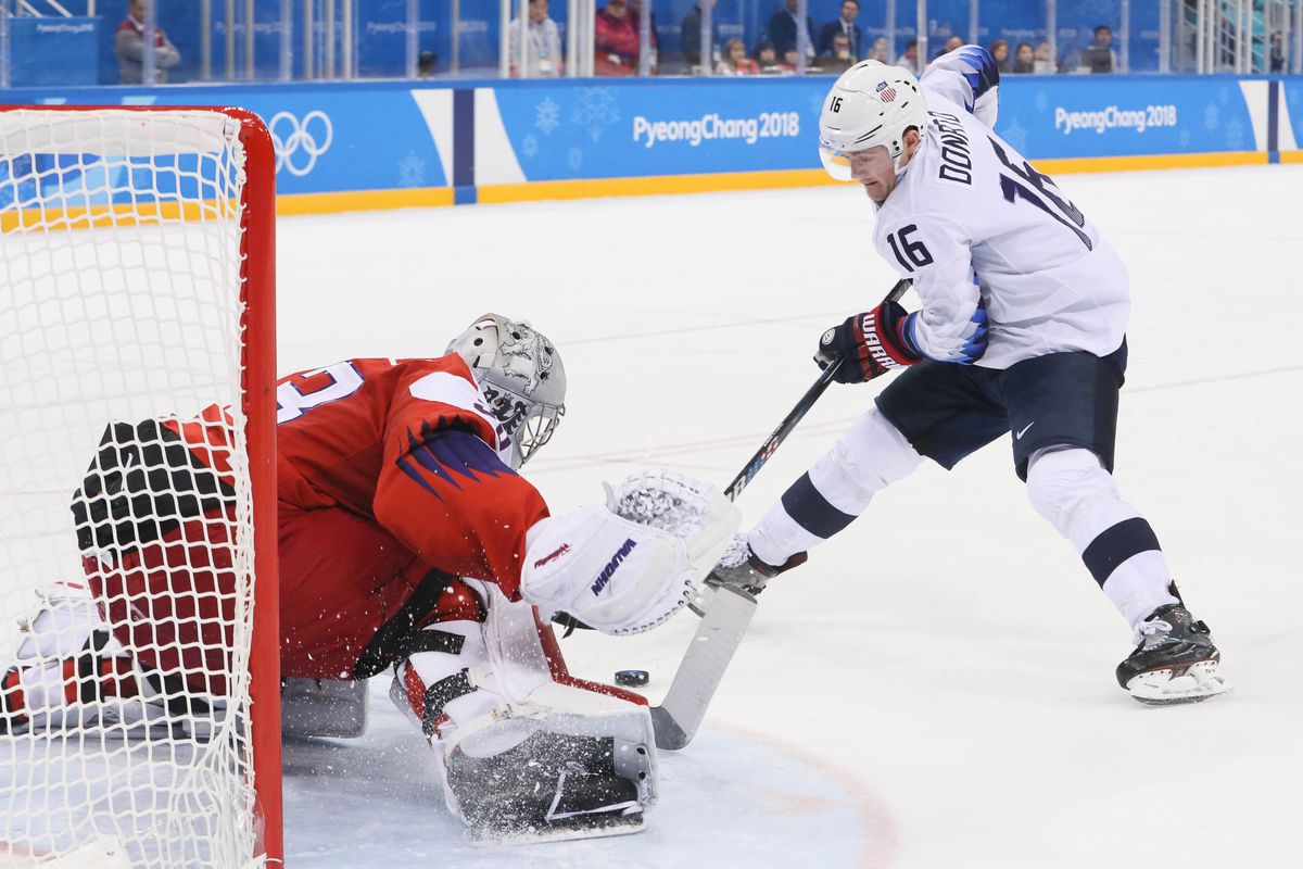 Olympics: Ice Hockey-Men Team Quarterfinal - USA-CZE