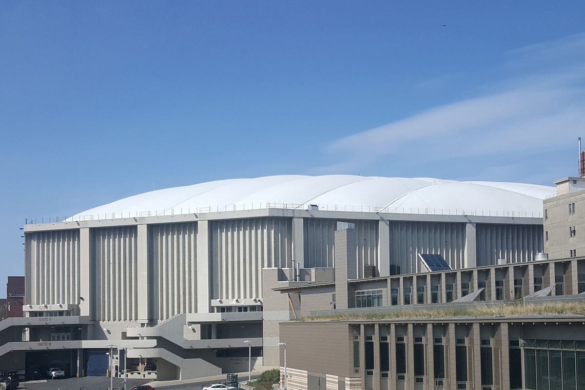An view of the Carrier Dome 
