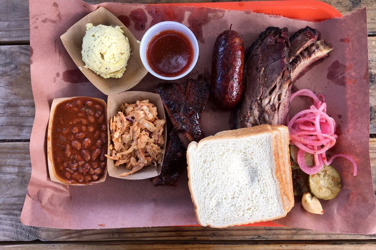 Smoked meats from La Barbecue