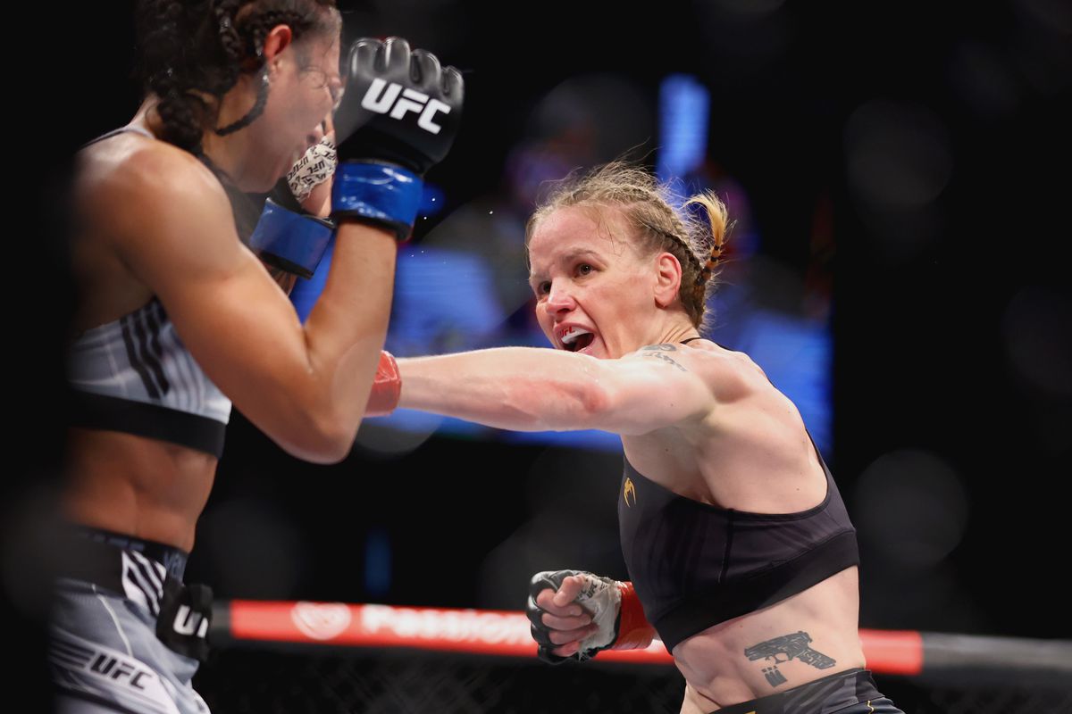 Valentina Shevchenko squeaked by Taila Santos with split decision&nbsp;to keep her flyweight belt in the UFC 275 co-main event