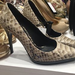 Burberry heels, $100
