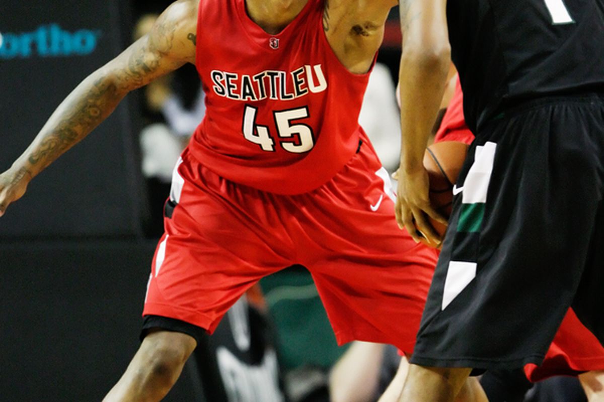 Returning to the starting lineup after four games coming off the bench due to poor effort in practice, SeattleU forward Charles Garcia looked far more calm and patient in a 93-80 victory over Portland State University.