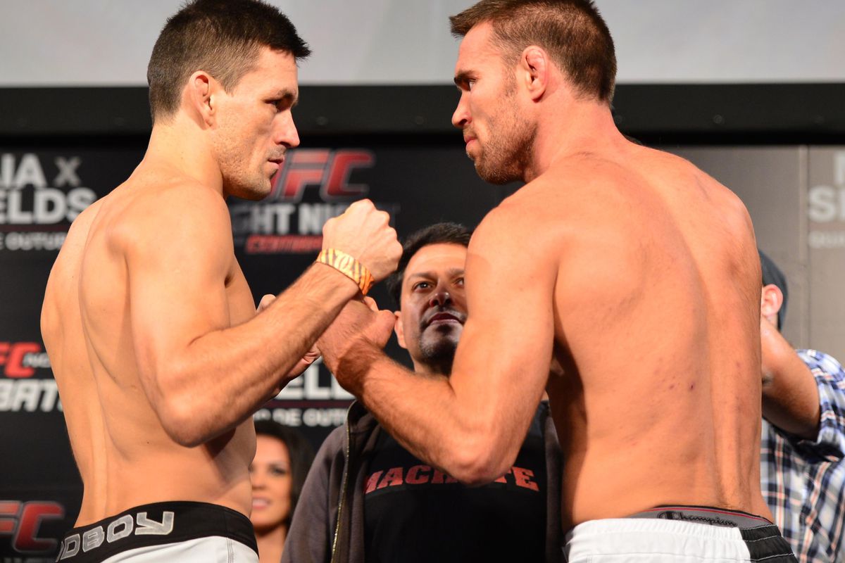 Demian Maia and Jake Shields square off in the UFC Fight Night 29 main event.