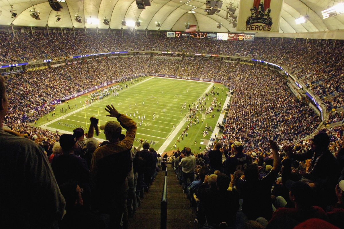 Football Fans Cheering During NFL Game