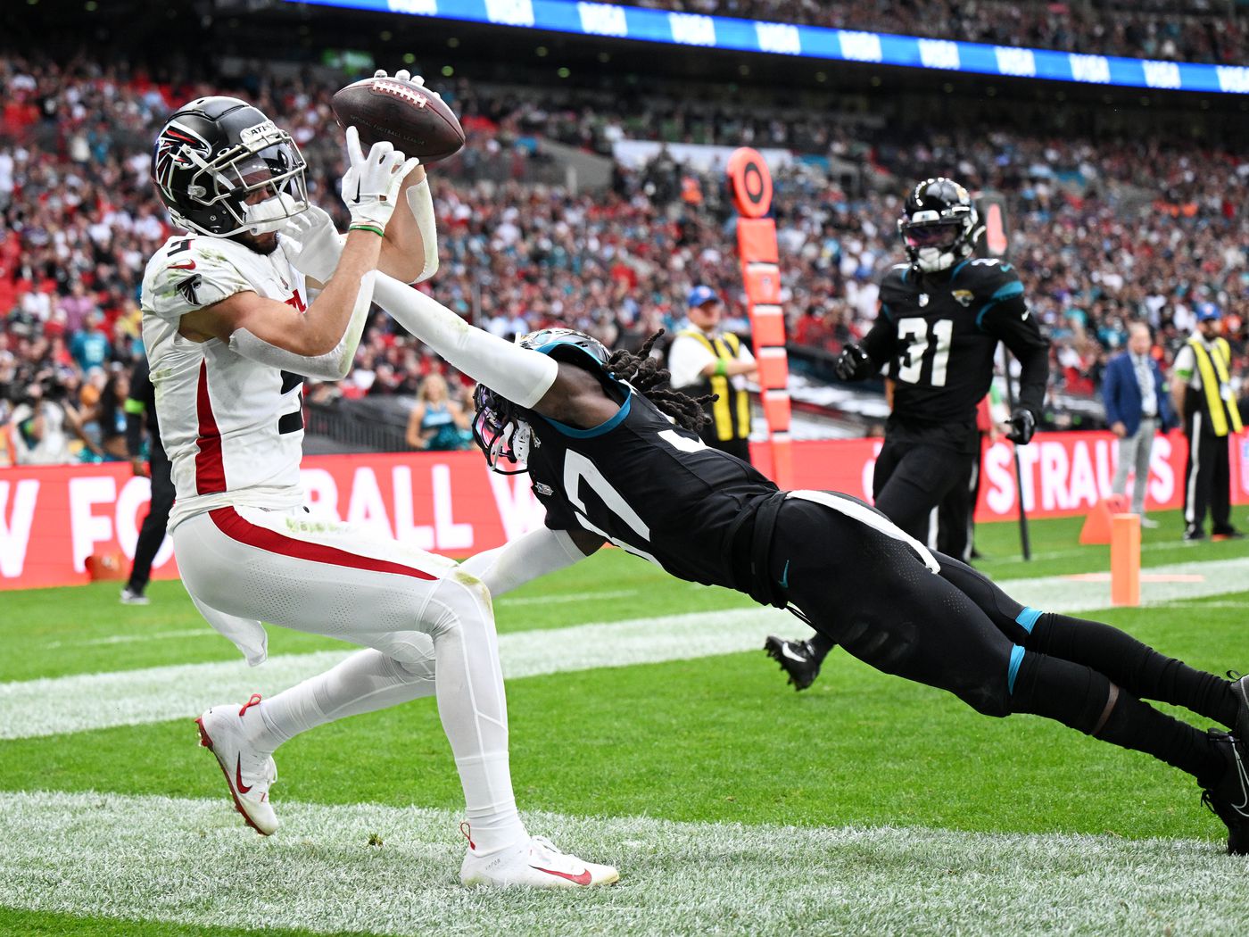 Lawrence, Ridley and defense help Jaguars beat Falcons 23-7 in