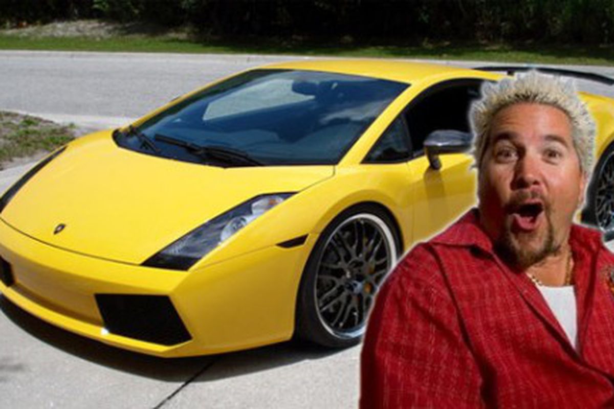 <a href="http://eater.com/archives/2011/03/09/guy-fieris-lamborghini-stolen-in-elaborate-heist.php" rel="nofollow">Guy Fieri's 200K Lamborghini Stolen in Elaborate Heist</a><br />