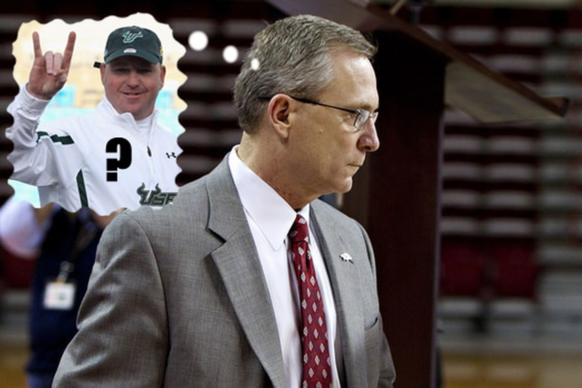 We'll have to see if Jeff Long really does have Skip Holtz on his mind.