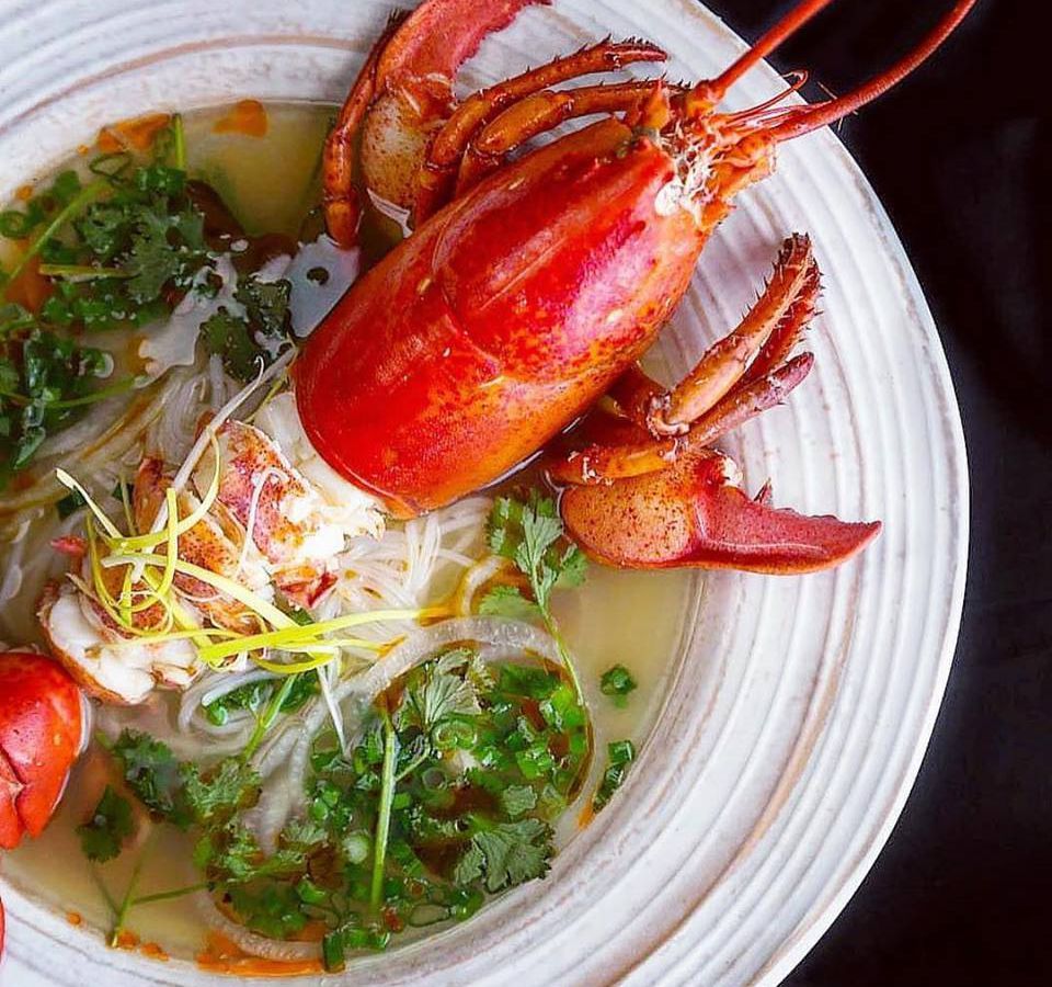 Whole lobster in pho