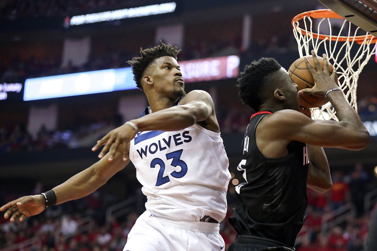 NBA: Playoffs-Minnesota Timberwolves at Houston Rockets