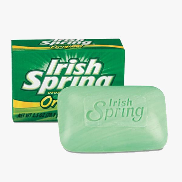 A bar of Irish Spring soap