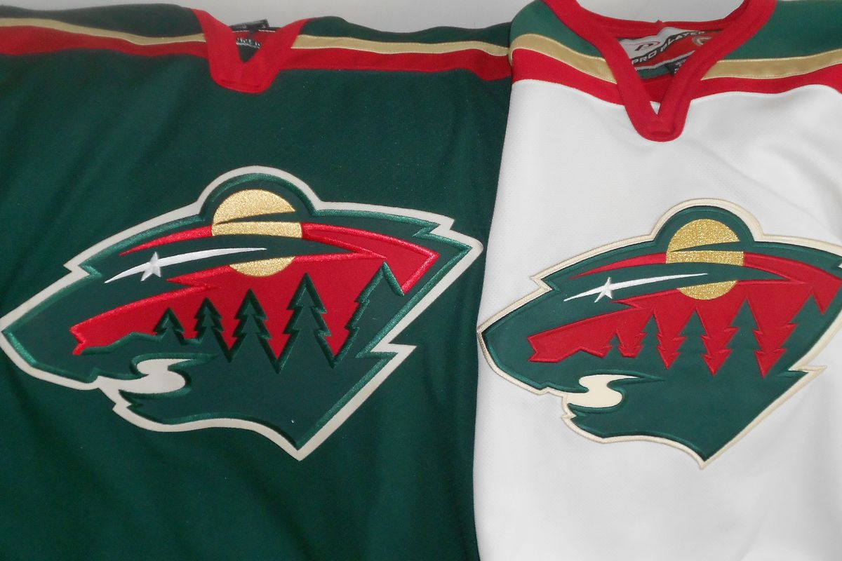 don’t know why I purchased these two replica Minnesota Wild jerseys, arguably the ugliest jersey in the NHL. They are for sale; send best offers to me care of Game Time!