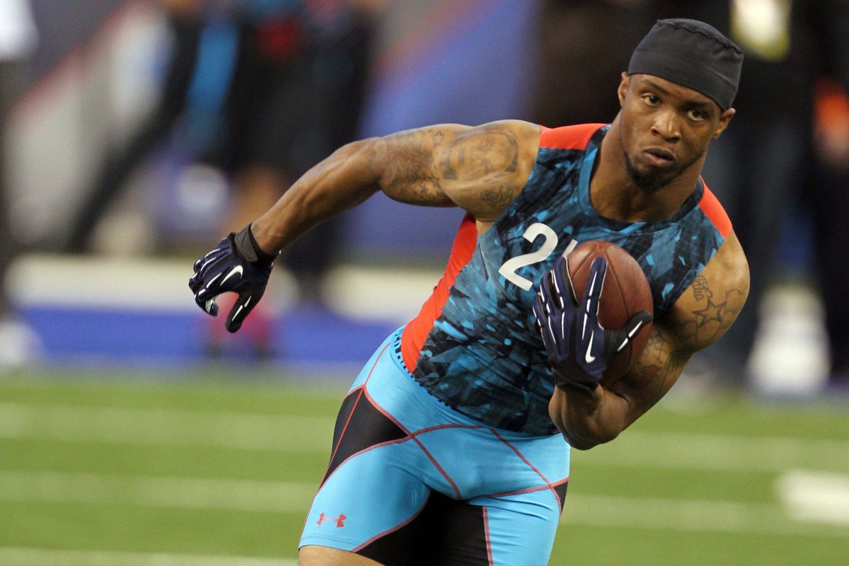 Tavon Austin likely locked up a first-round grade during Sunday morning's Combine receiver workout.